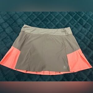 RBX Gray /Khaki and Salmon Skorts with Moisture-Wicking Fabric